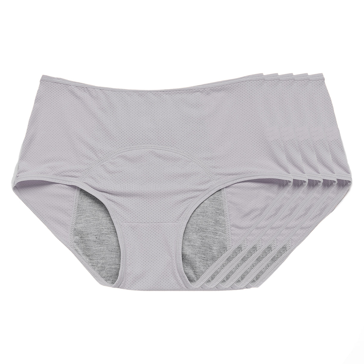 NEW: Comfy & Discreet Leakproof Underwear (Gray)