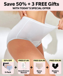 NEU: Auslaufsichere Unterwäsche (High Waist)