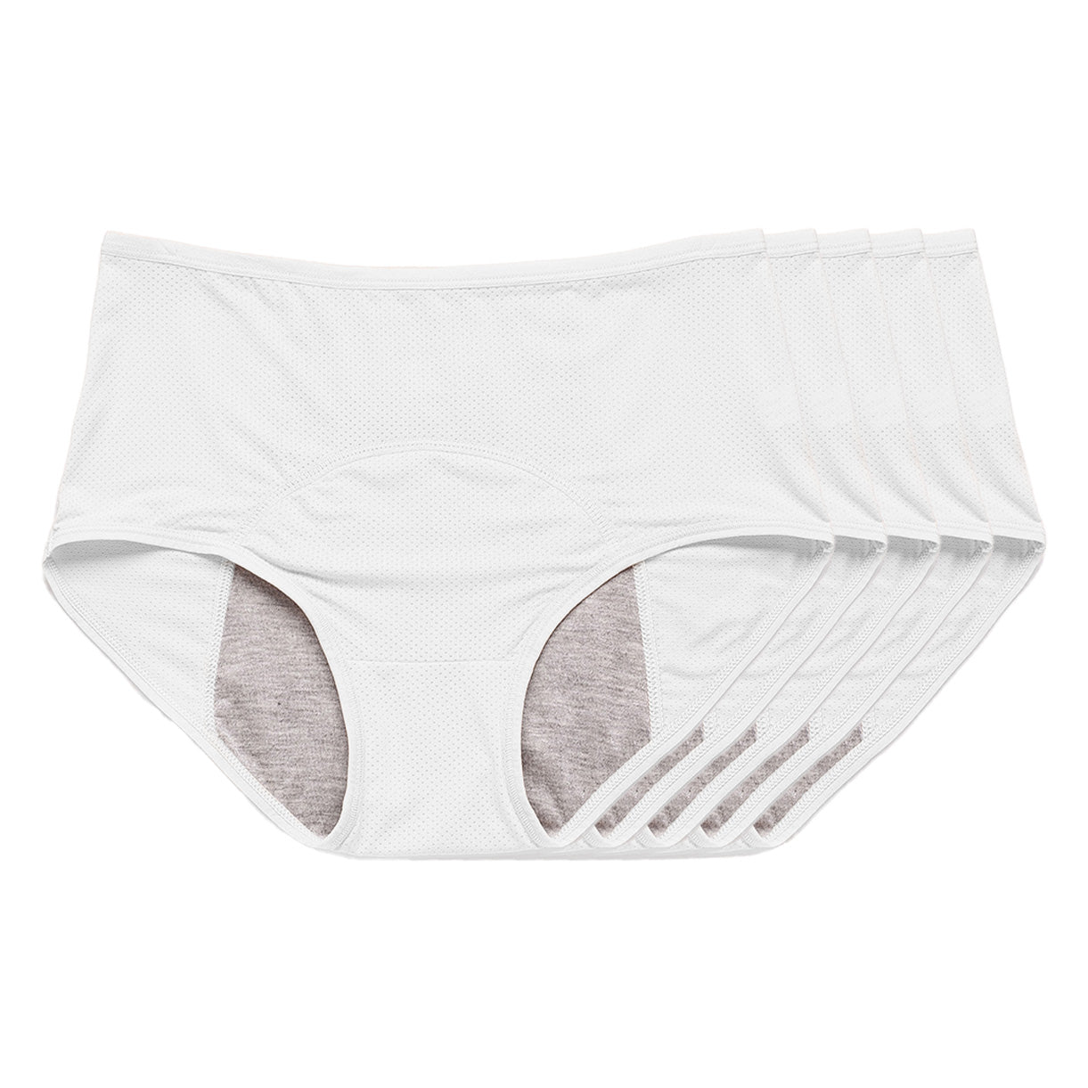 NEW: Comfy & Discreet Leakproof Underwear (White)